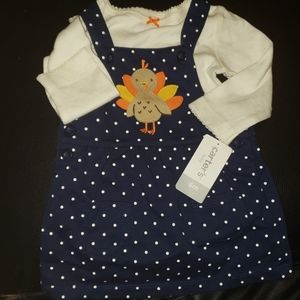 Just in time for Thanksgiving Baby Girl Outfit.